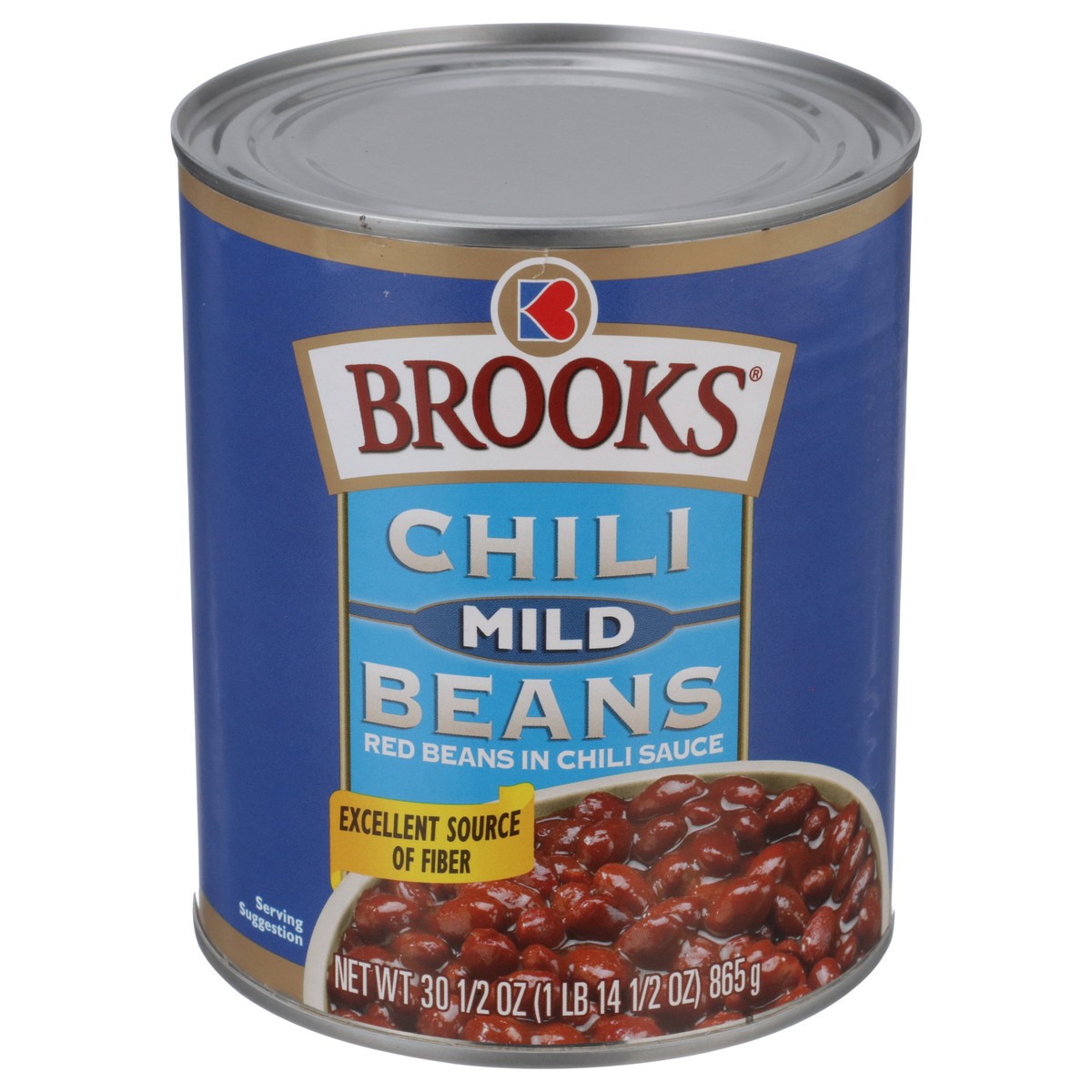 slide 1 of 5, Brooks Mild Chili Beans 30.5 oz, 30.5 oz