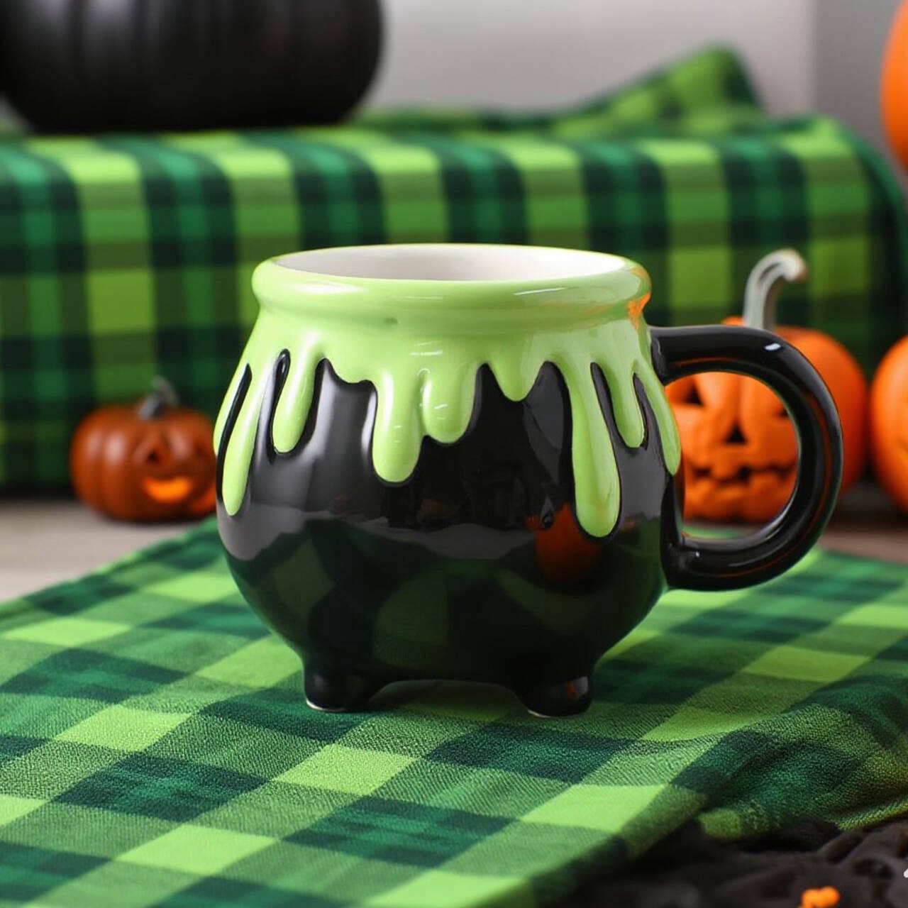 slide 3 of 3, 16oz. Venom Cauldron Ceramic Mug By Ashland, 16 oz