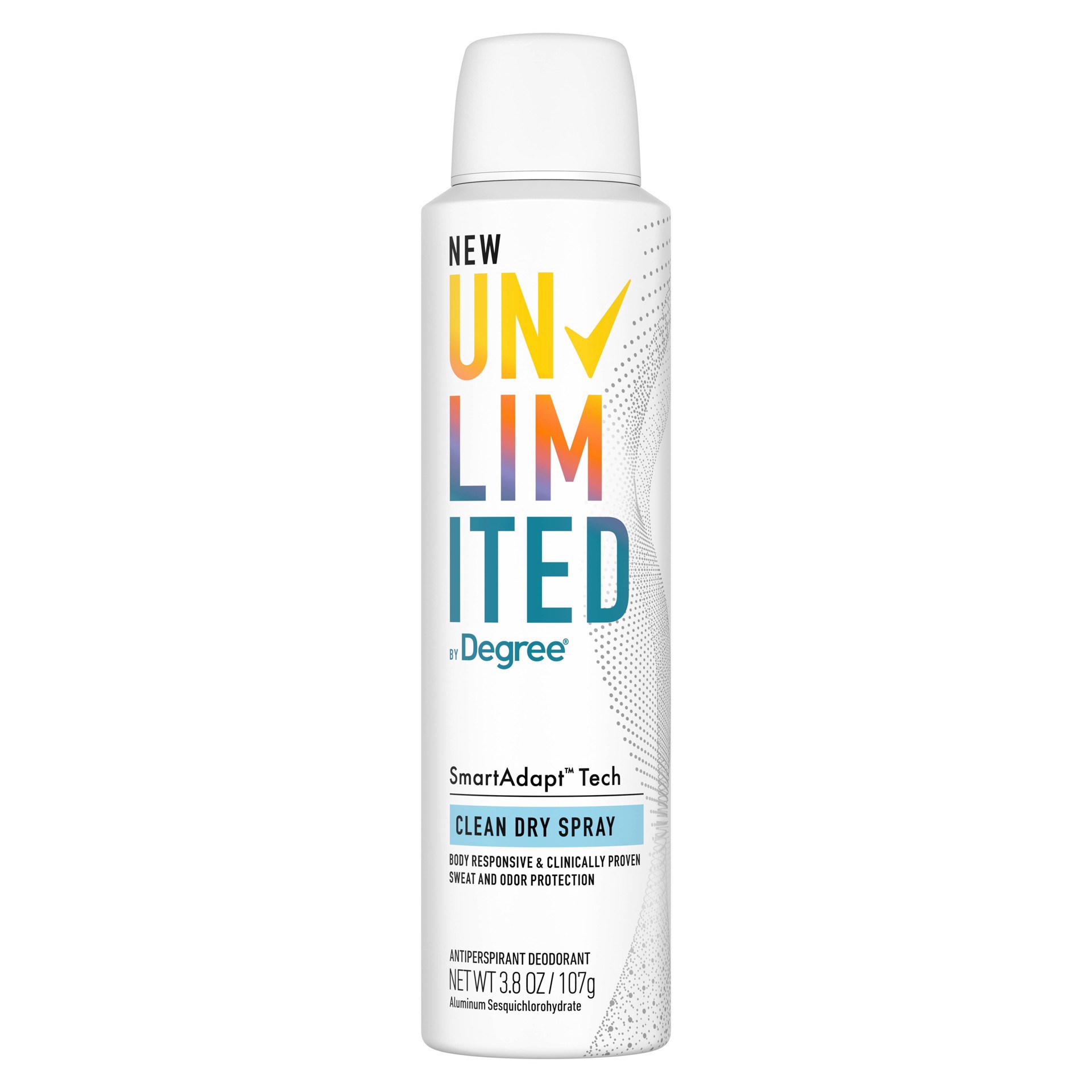 slide 5 of 5, Degree Unlimited Clean Antiperspirant Deodorant, 3.8 oz