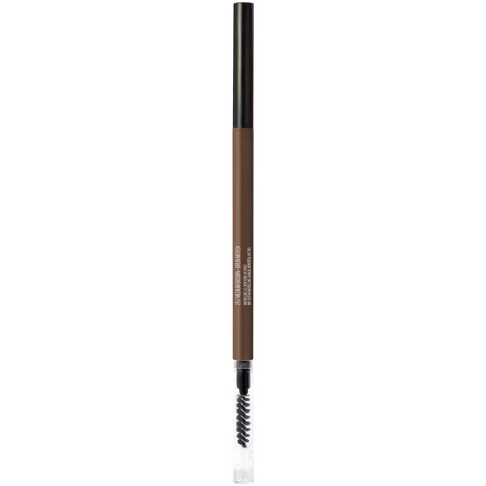 slide 63 of 119, Maybelline Express Brow Ultra Slim Eyebrow Pencil - Medium Brown - 0.003oz, 0.003 oz