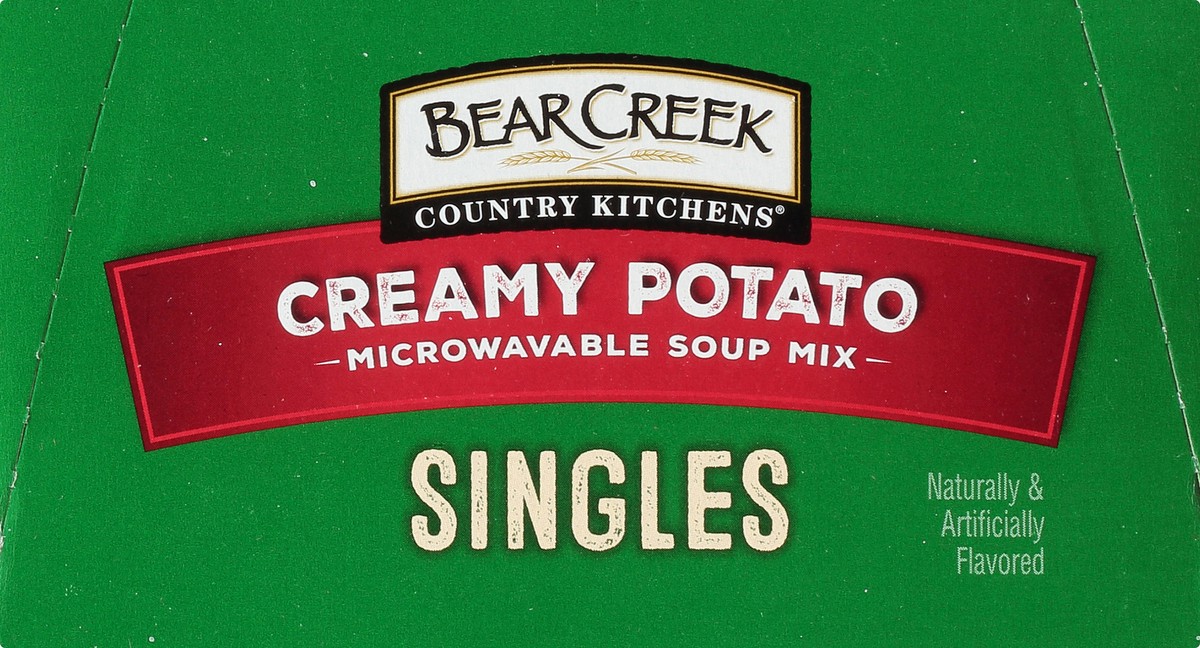 slide 9 of 9, Bear Creek Country Kitchens Creamy Potato Microwavable Singles Soup Mix, 6 ct; 1.27 oz