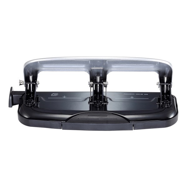 slide 6 of 10, Three-Hole Punch Capacity Black/Silver - PaperPro inPRESS, 1 ct