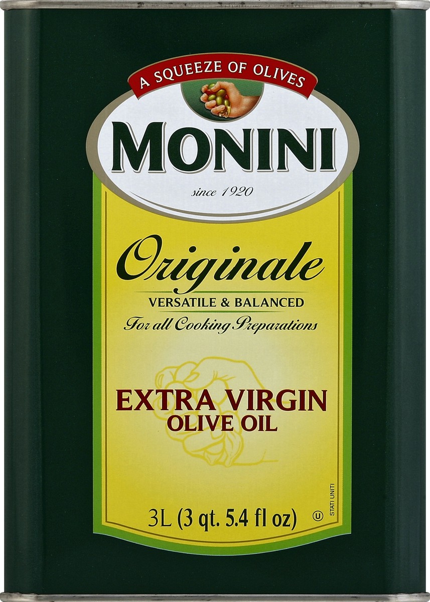 slide 2 of 2, Monini Originale Extra Virgin Olive Oil, 3 liter