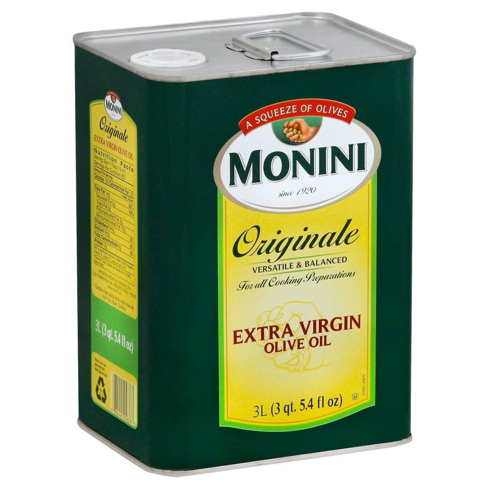 slide 1 of 2, Monini Originale Extra Virgin Olive Oil, 3 liter