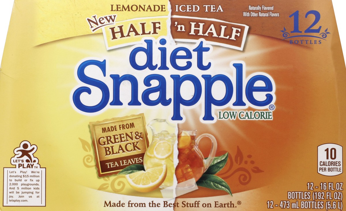 slide 6 of 6, Snapple Diet Half 'n Half - 12 ct; 16 fl oz, 12 ct; 16 fl oz