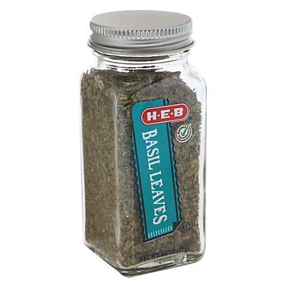 slide 1 of 1, H-E-B Basil Leaves, 0.6 oz