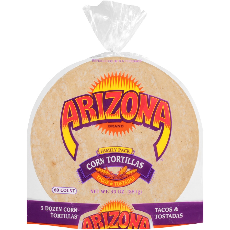 slide 1 of 6, Arizona Corn Tortillas, 60 ct / 30 oz