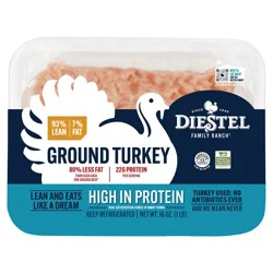 Diestel Ground Turkey, No Antibiotics Ever 16 oz