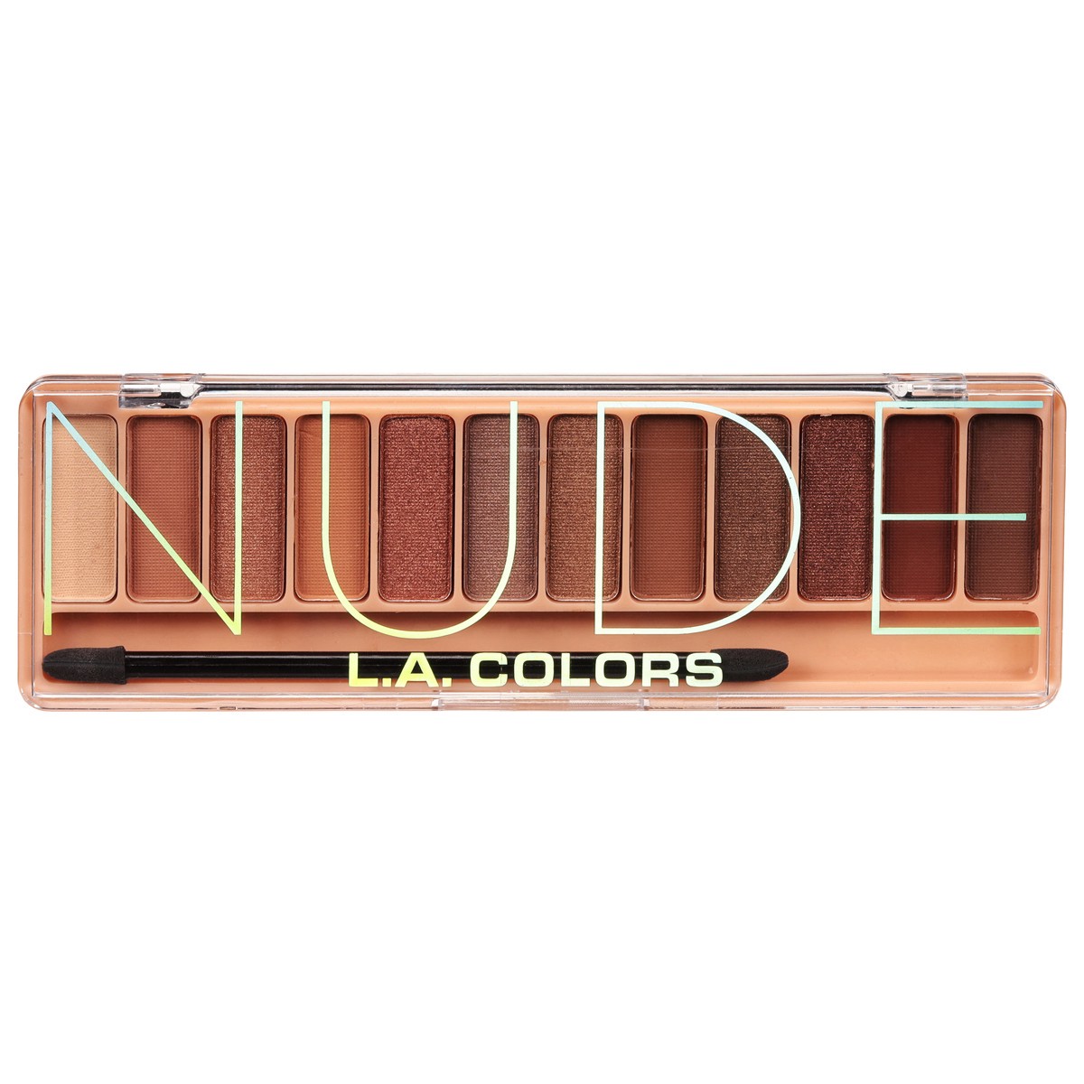 slide 1 of 2, L.A. Colors L A Colors Color Vibe L.A. Colors Color Vibe Nude Eyeshadow Pallette 1 Count, 1 ct