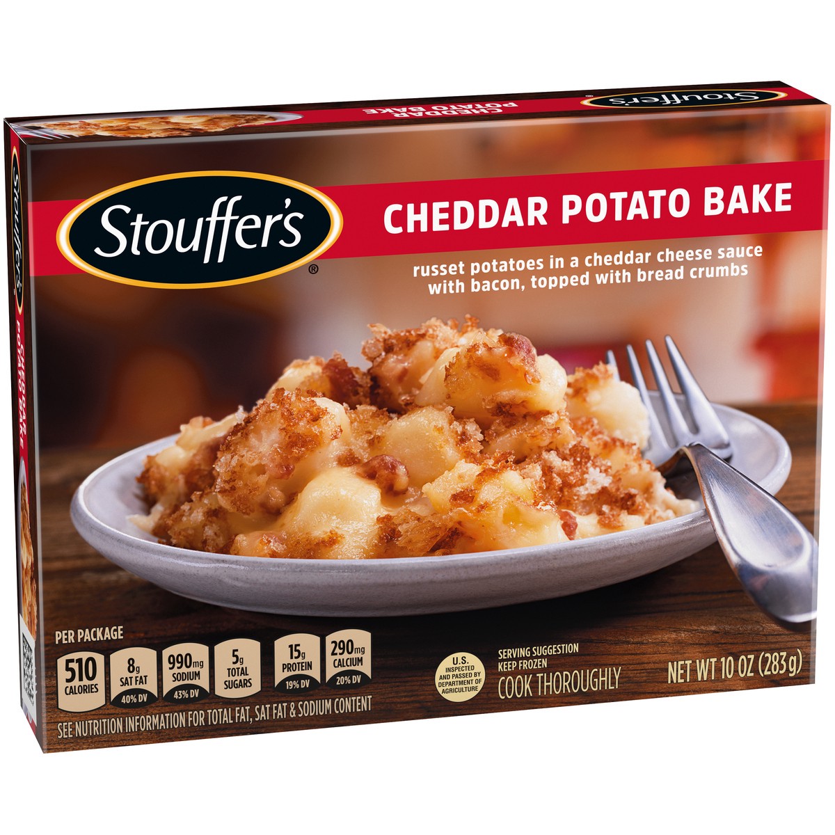 slide 9 of 9, Stouffer's Cheddar Potato Bake Frozen Meal, 10 oz