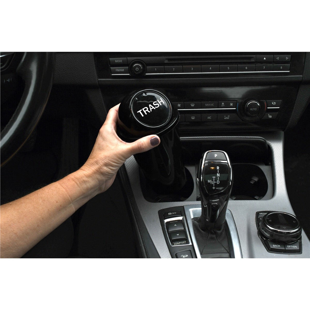 slide 3 of 17, Kolorae Cup Holder Waste Can, 1 ct