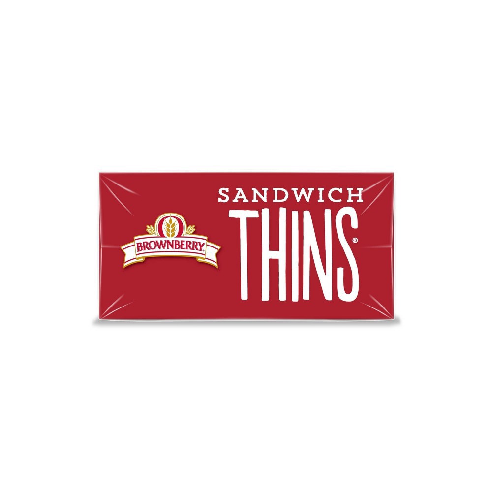 slide 12 of 15, Brownberry 100% Whole Wheat Sandwich Thins, 6 Rolls, 12 oz, 6 ct