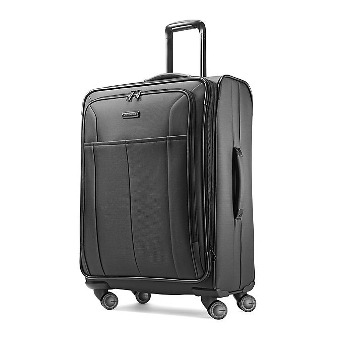 slide 1 of 5, Samsonite Signify Spinner Checked Luggage - Charcoal, 25 in