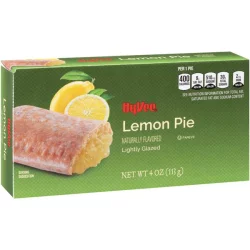 HyVee Lightly Glazed Lemon Pie