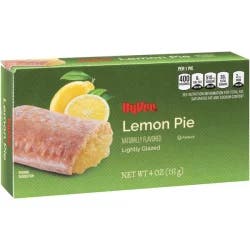 HyVee Lightly Glazed Lemon Pie