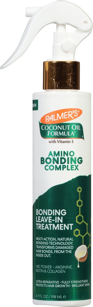 slide 7 of 13, Palmer's Coconut Oil Formula Amino Bonding Complex Bonding Leave-in Treatment 6.7 fl oz, 6.7 fl oz