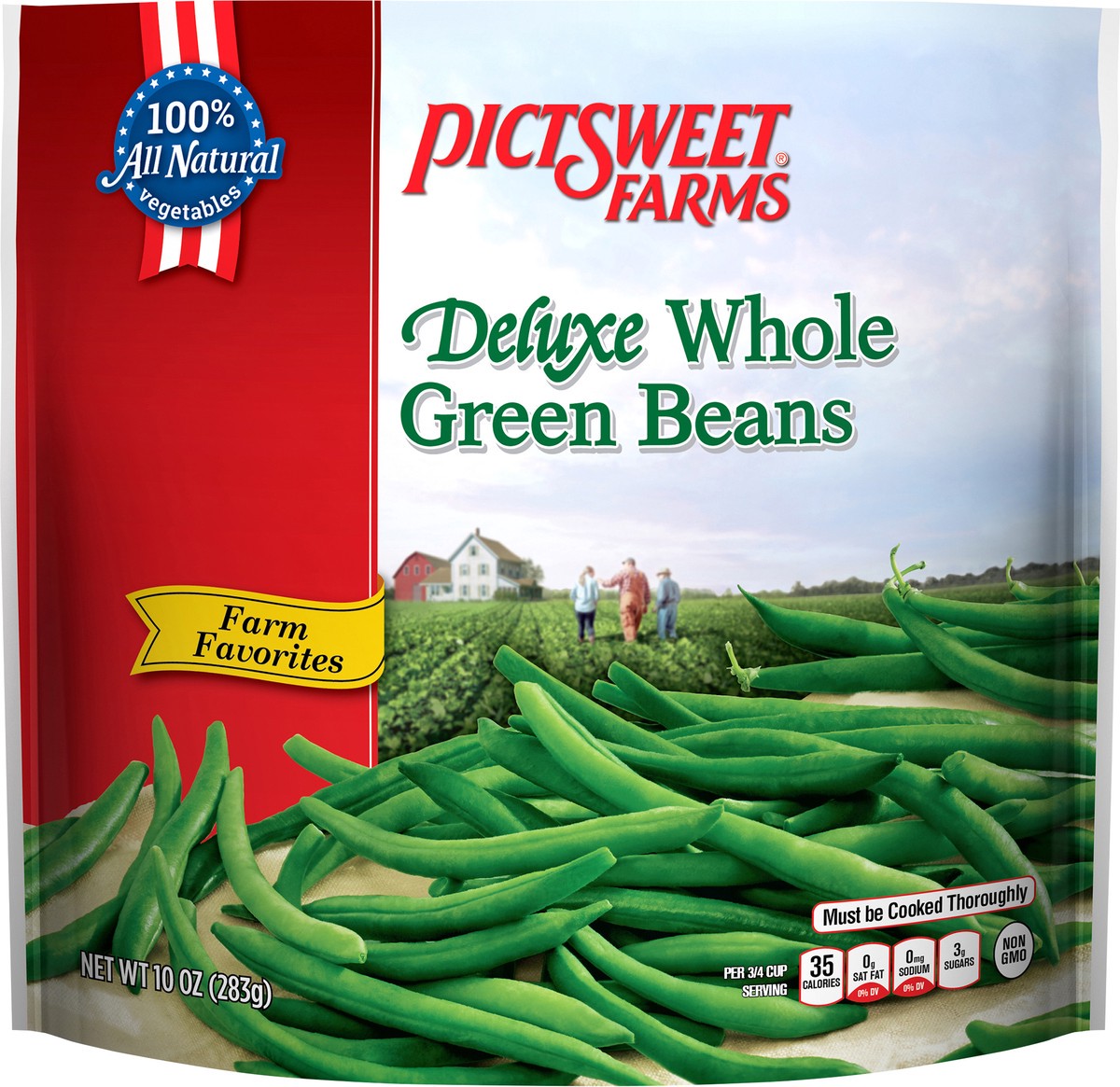 slide 2 of 3, PictSweet Green Beans, 10 oz