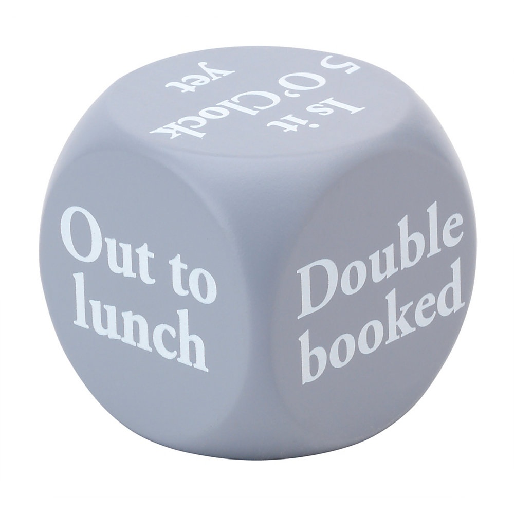 slide 1 of 1, Office Depot Brand Decorative Dice Paperweight, 3-1/8&Rdquo;H X 3-1/8''W X 3-1/8''D, Gray, 1 ct