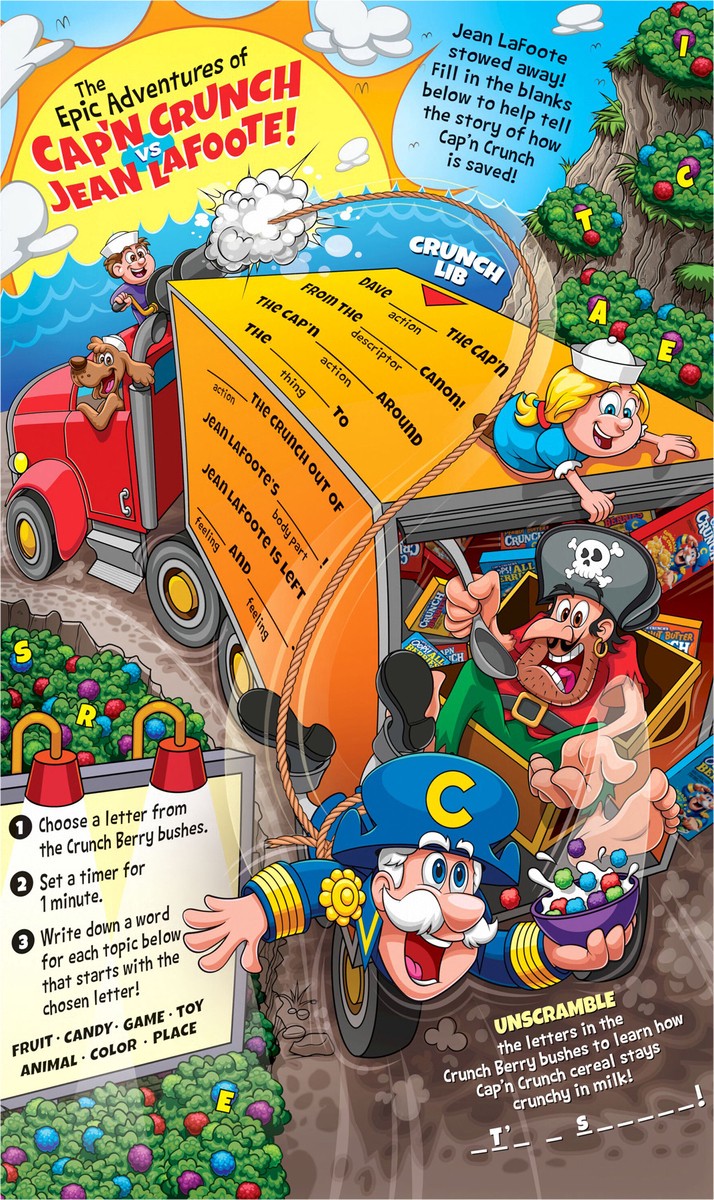 slide 3 of 6, Cap'n Crunch Fruit Cereal, 16.9 fl oz