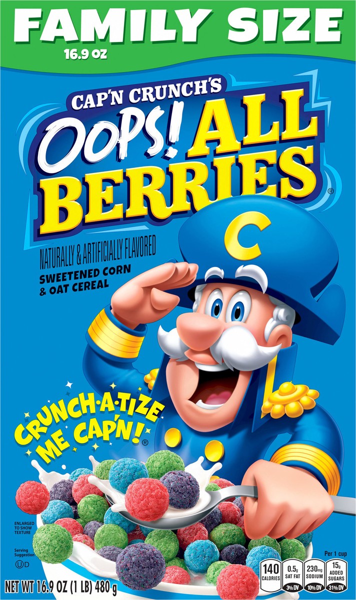 slide 4 of 6, Cap'n Crunch Fruit Cereal, 16.9 fl oz