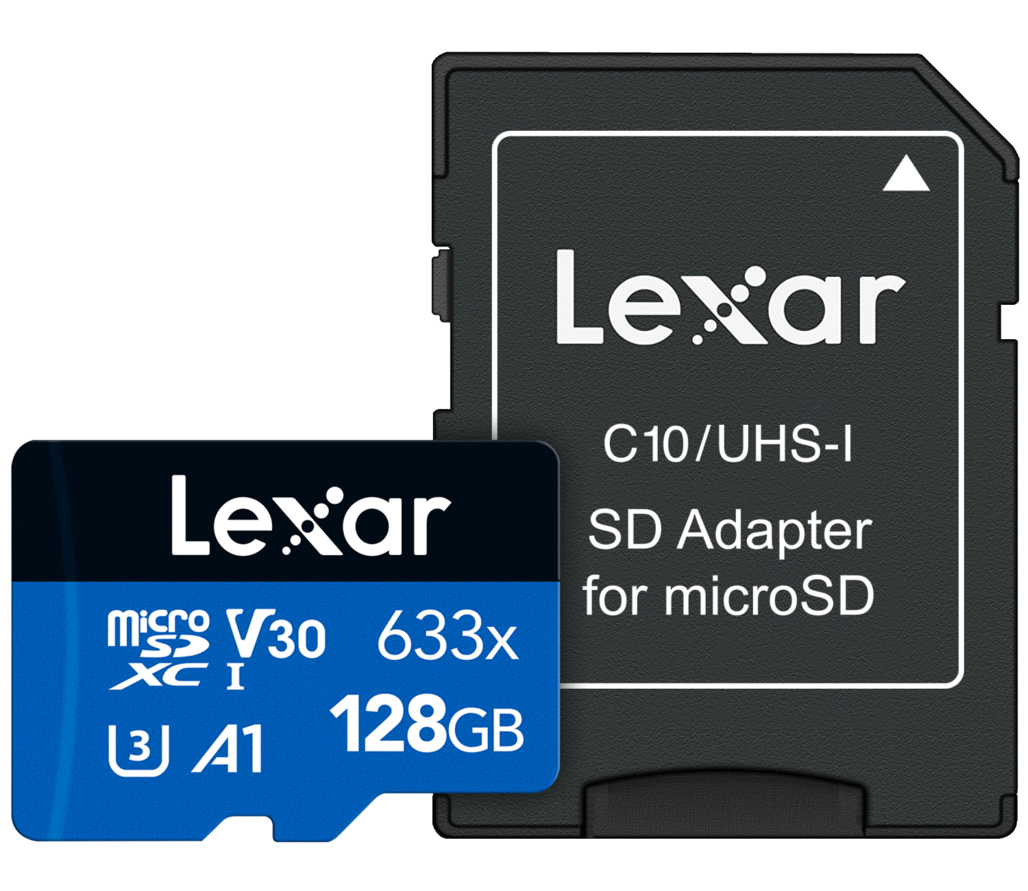 slide 1 of 4, Lexar High-Performance 633x Microsdhc/microsdxc Uhs-I, 128gb, 1 ct