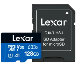 Lexar High-Performance 633x Microsdhc/microsdxc Uhs-I, 128gb