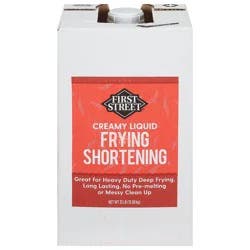 First Street Creamy Liquid Frying Shortening