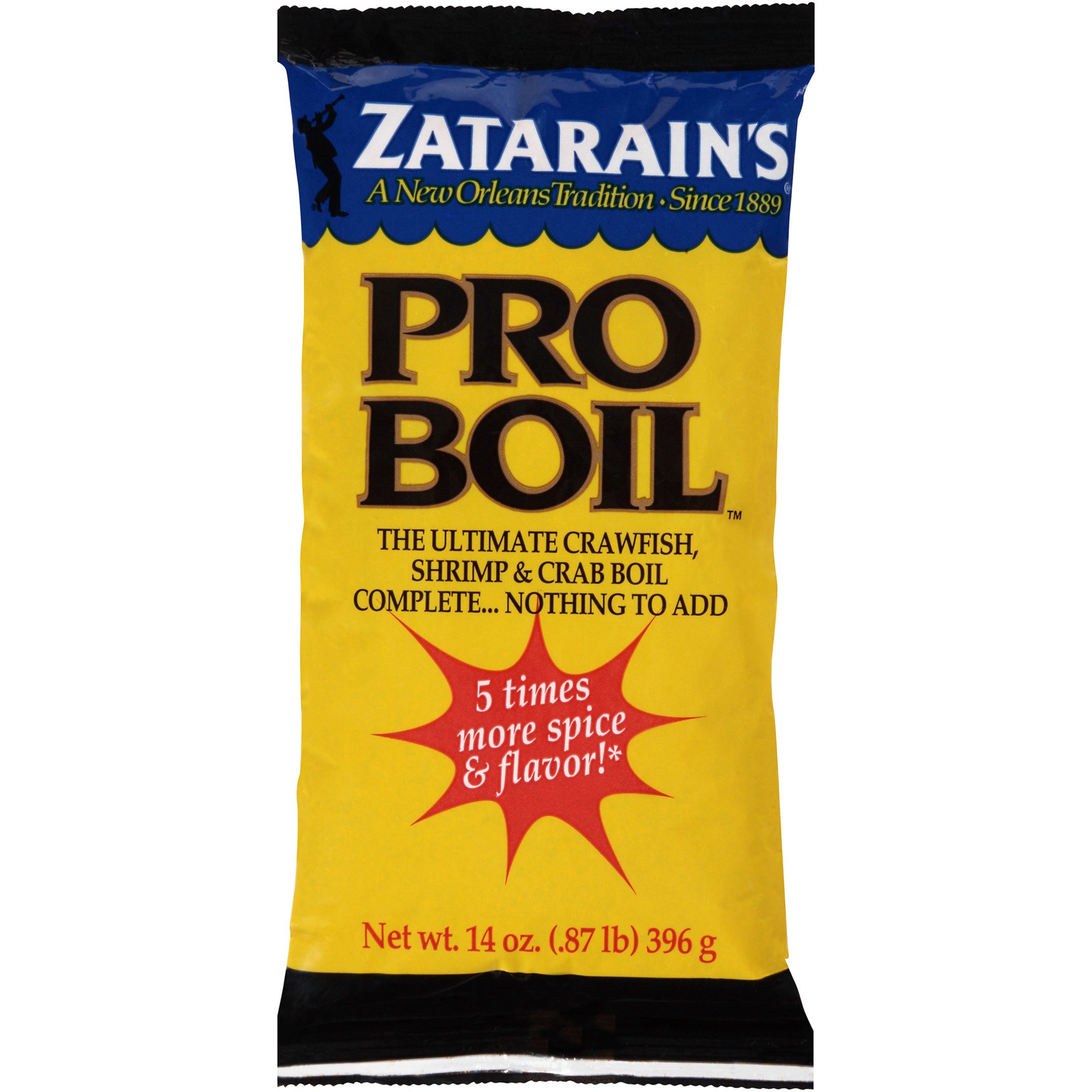 slide 1 of 6, Zatarain's Crab Boil Seasoning - Pro-Boil, 14 oz