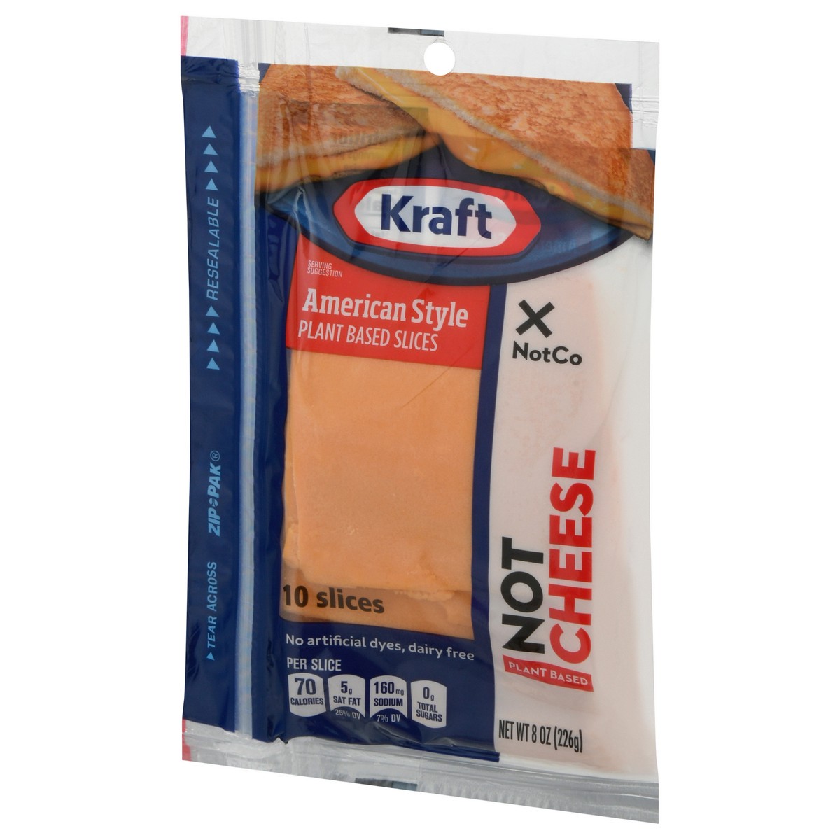 slide 3 of 9, Kraft American Style Plant Based Slices 10 ea, 10 ct