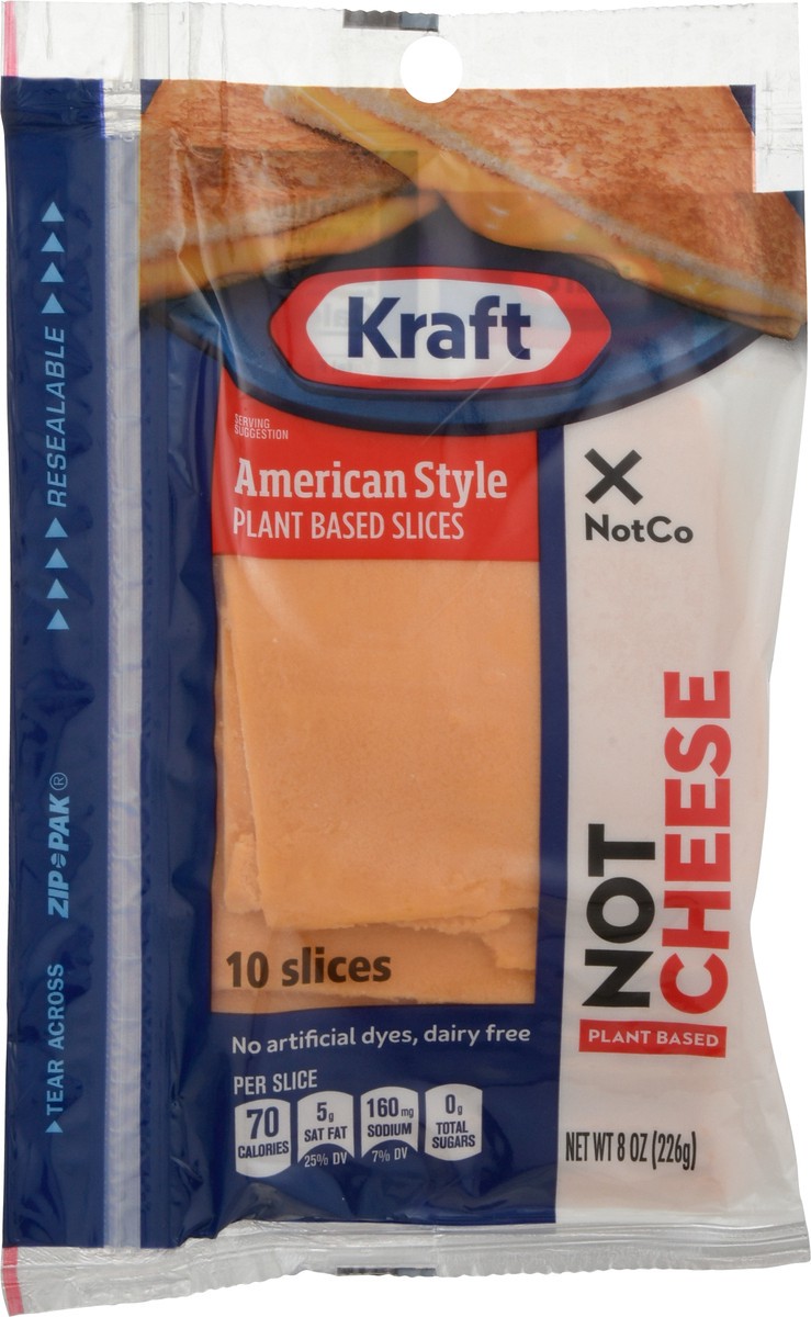 slide 6 of 9, Kraft American Style Plant Based Slices 10 ea, 10 ct