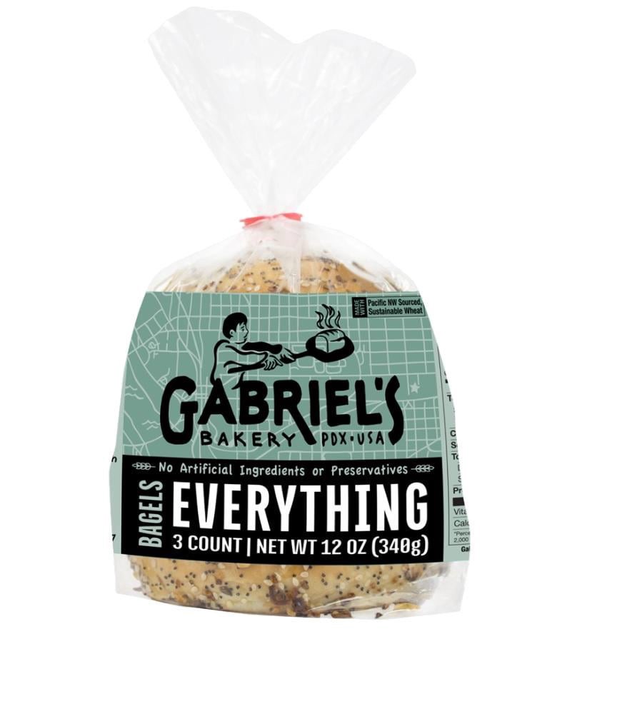 slide 1 of 1, Gabriels Bakery Everything Bagel - 12 Oz, 12 oz