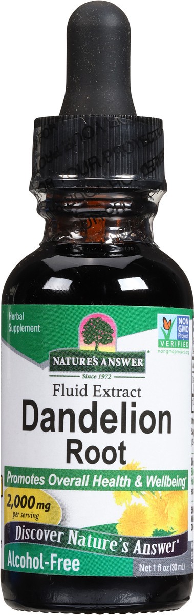 slide 4 of 9, Nature's Answer 2000 mg Dandelion Root Fluid Extract 1 fl oz, 1 fl oz
