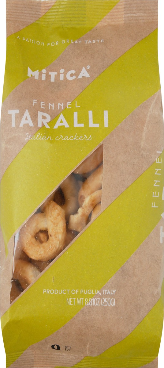 slide 2 of 2, Mitica Italian Crackers, Fennel Taralli, 8.81 oz