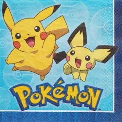 American Greetings Pokemon Lunch Napkins