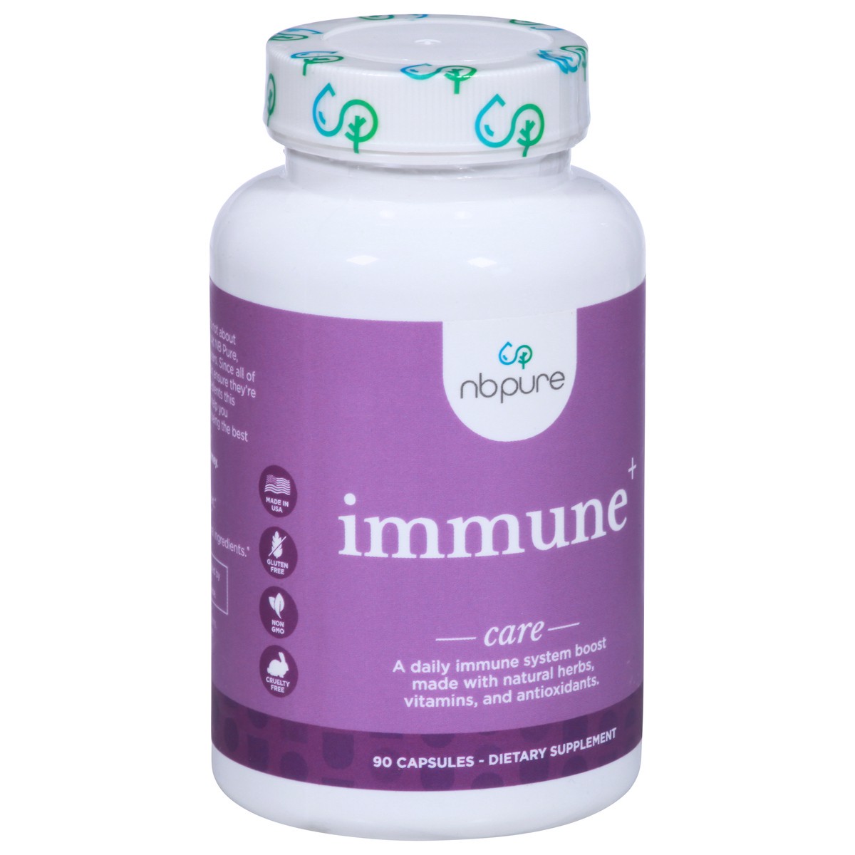 slide 9 of 9, NBPure Care Immune+ 90 Capsules, 90 ct