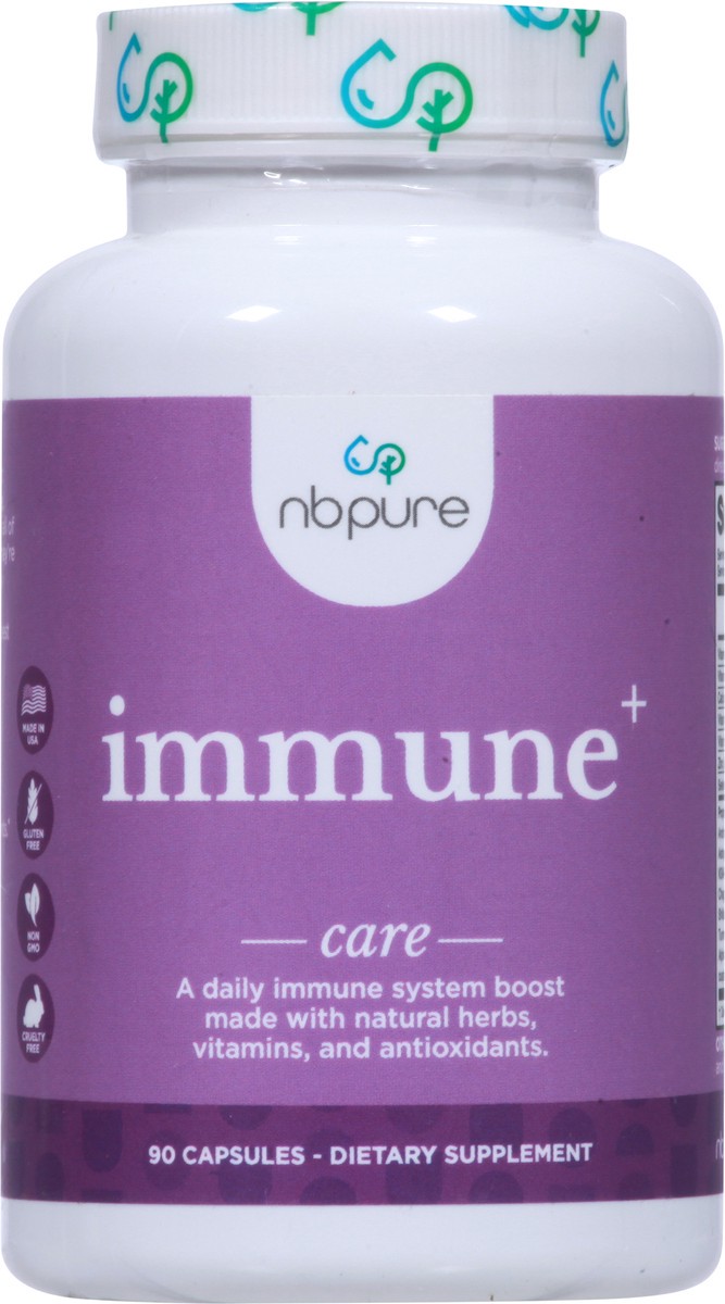 slide 4 of 9, NBPure Care Immune+ 90 Capsules, 90 ct