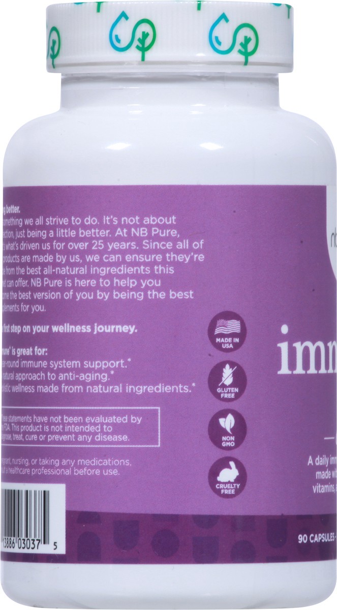 slide 7 of 9, NBPure Care Immune+ 90 Capsules, 90 ct