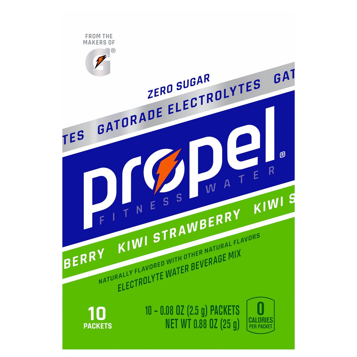 slide 1 of 8, Propel Electrolyte Water Beverage Mix, 10 ct