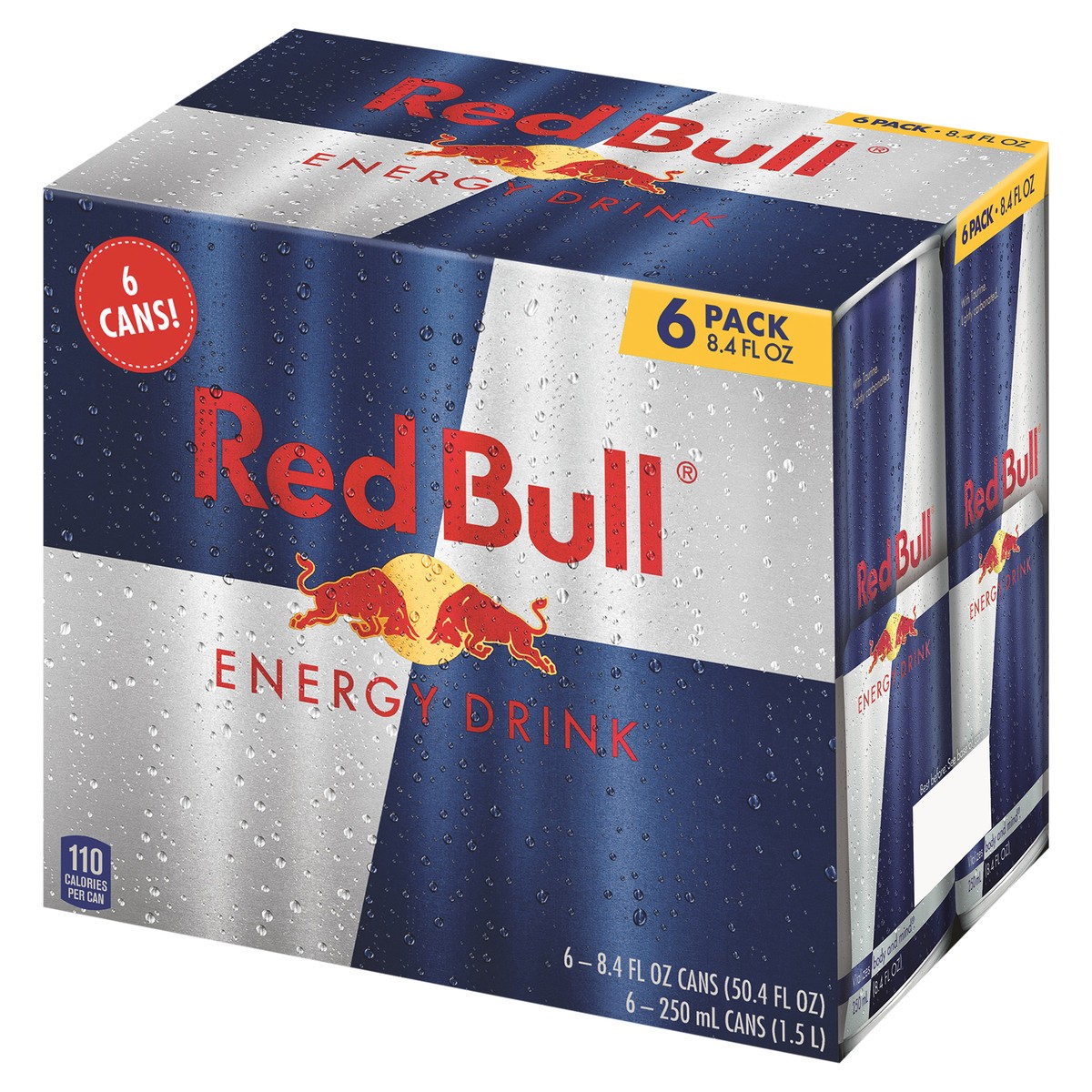 slide 2 of 3, Red Bull Energy Drink 8.4 Oz (6 pack), 6 ct