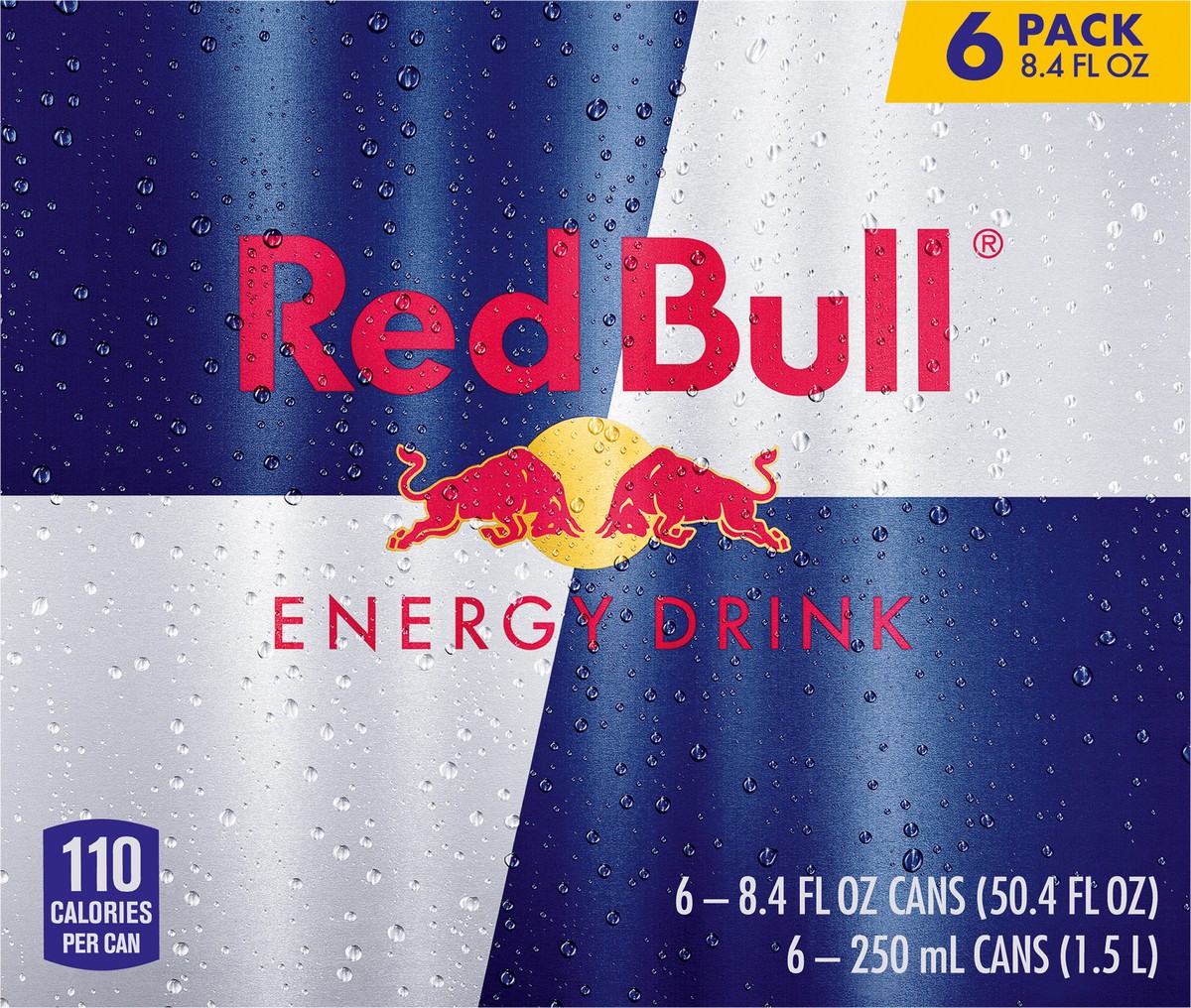 slide 3 of 3, Red Bull Energy Drink 8.4 Oz (6 pack), 6 ct