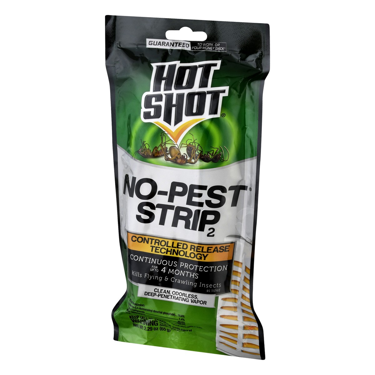 slide 9 of 9, Hot Shot Controlled Release Technology No-Pest Strip 2 2.29 oz, 2.29 oz