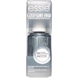 essie  Treat Love & Color Metallics Nail Polish & Strengthener, Power Plunge