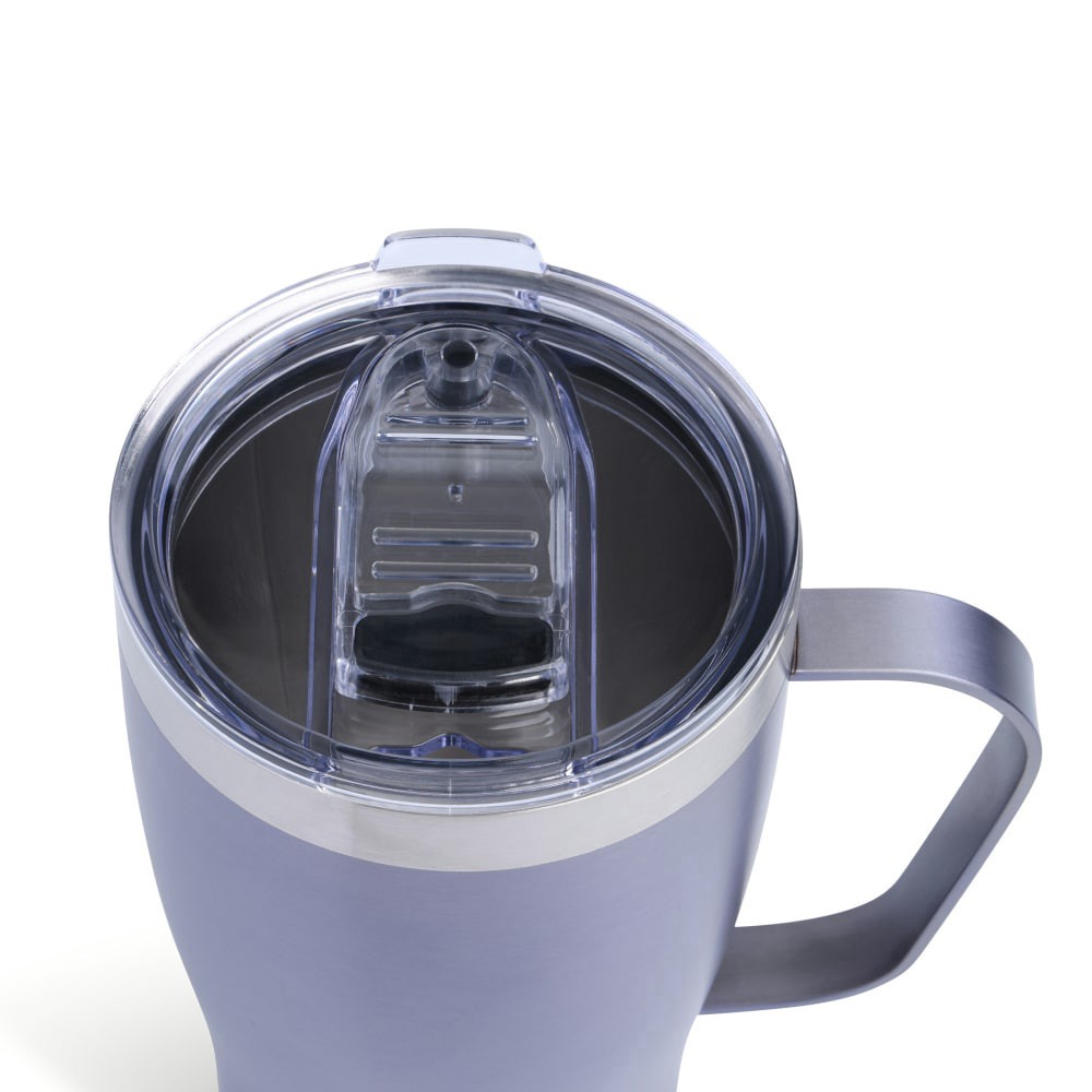 slide 2 of 4, Manna Cozy Stainless Steel Coffee Mug - Purple Metallic, 18 oz