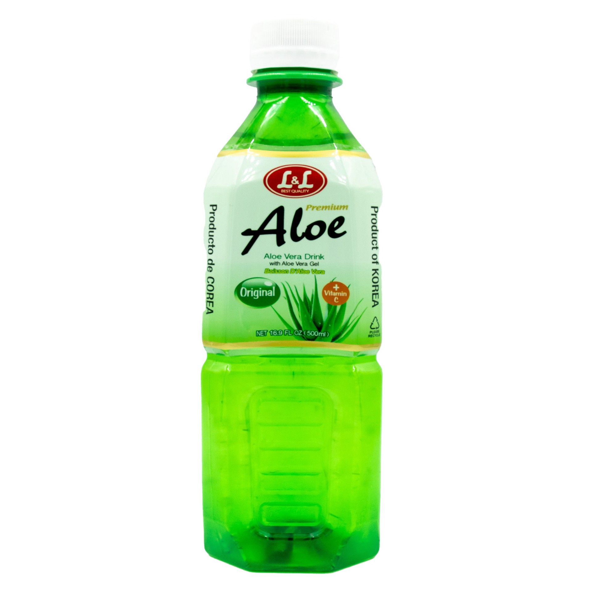 slide 1 of 1, L&L Premium Aloe Vera Drink - Original, 16.9 oz