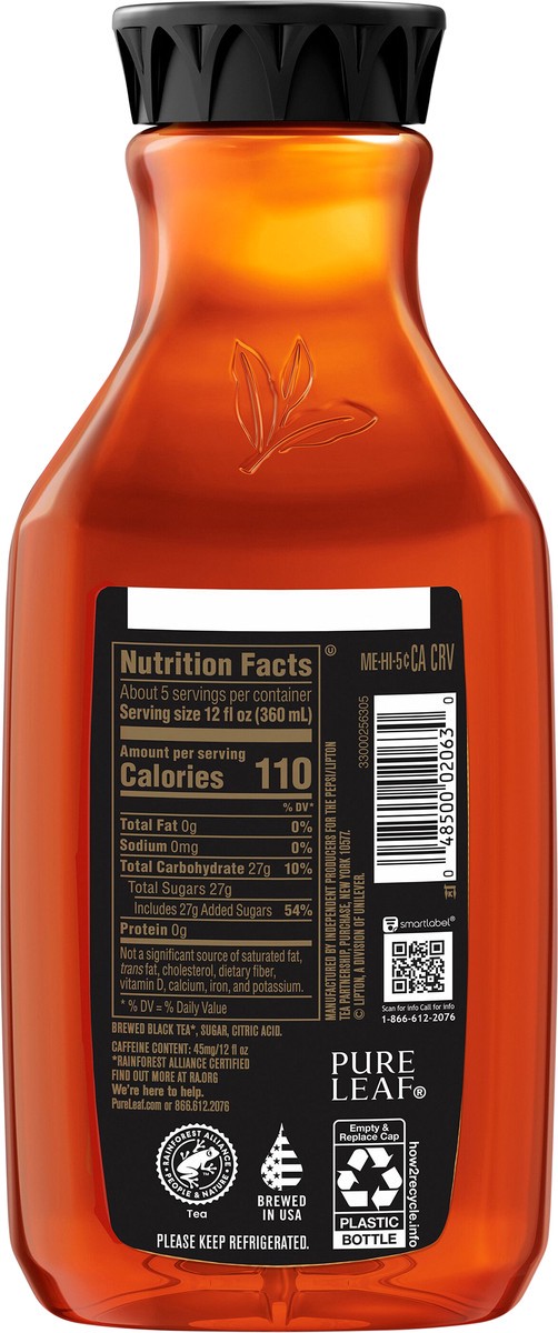 slide 4 of 4, Pure Leaf Brewed Tea, Sweet Tea, 59 fl oz