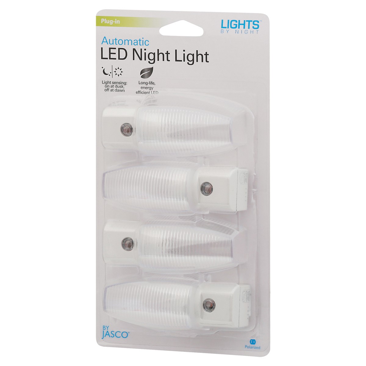 slide 3 of 9, Lights By Night Plug-In Automatic LED Night Light 4 ea, 4 ct