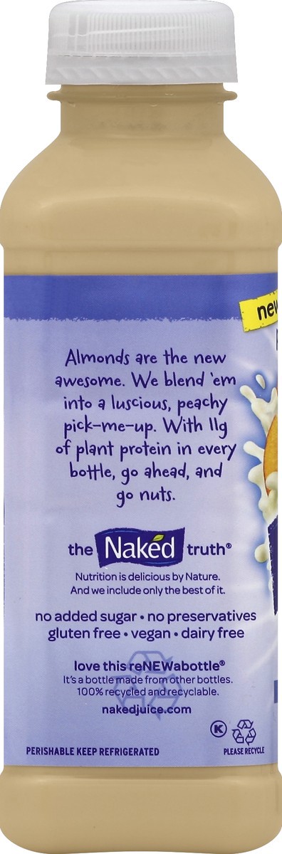 slide 3 of 4, Naked Peachy Almond Milk, 15.2 fl oz