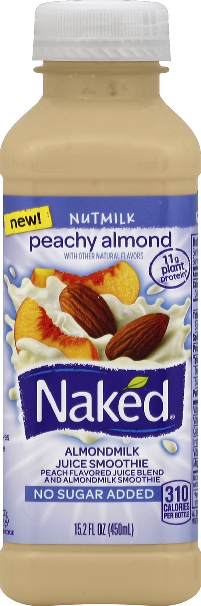 slide 4 of 4, Naked Peachy Almond Milk, 15.2 fl oz
