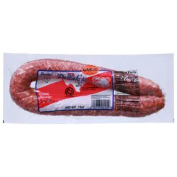 Pollok's Smoked Garlic Pork Sausage 15 oz