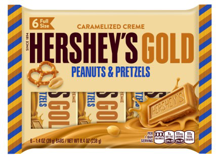 slide 1 of 1, Hershey's Gold With Peanuts An, 1 ct